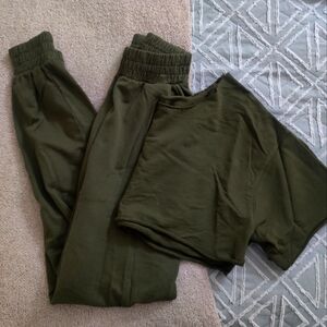 Laina Rauma Take Off Teddy Set size Small in Dirty Martini